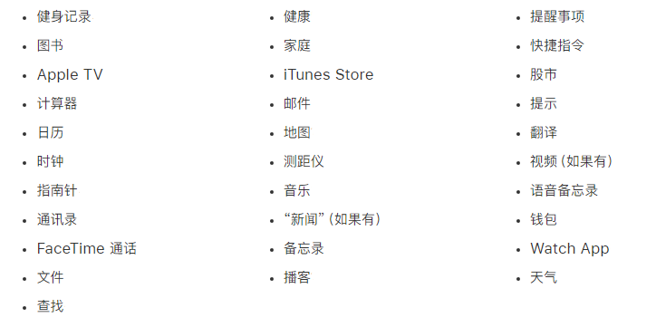 曲阳苹果手机维修分享iPhone 14系列机型可以卸载哪些自带的App? 