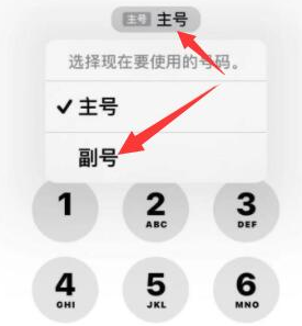 曲阳苹果14维修店分享iPhone 14 Pro Max使用副卡打电话的方法 