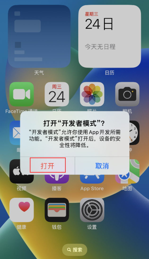 曲阳苹果手机维修分享如何打开开发者模式 