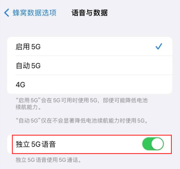曲阳苹果14维修分享iPhone 14 Pro如何开启VoNR 